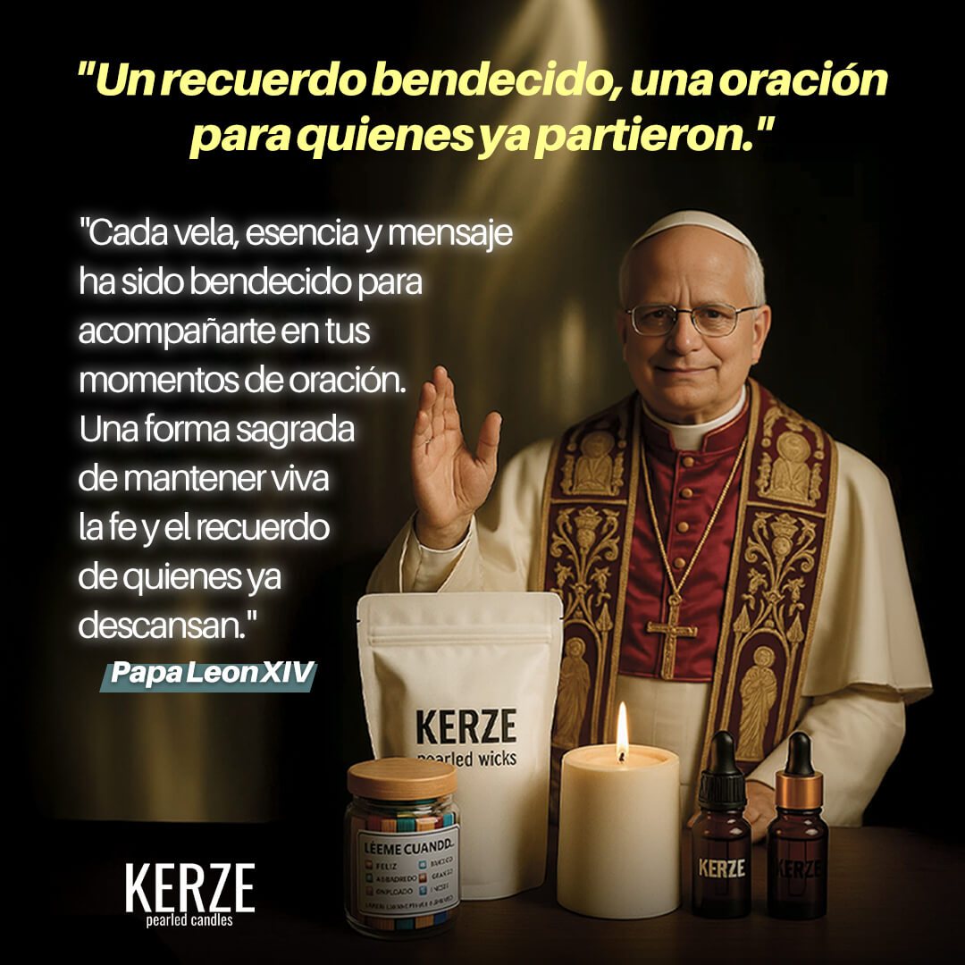 Pack Esperanza – Kit Espiritual con Velas de Arena + Frasco Biblico Kerze ®
